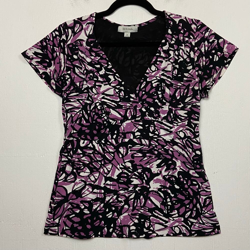 Vtg Merona Women's Goth Witchy Whimsigoth V-Neck Baby Doll Top Size Medium
